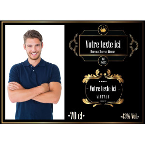 Whisky con etichetta fotocommestibile