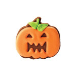 biscotto di halloween zucca decorato