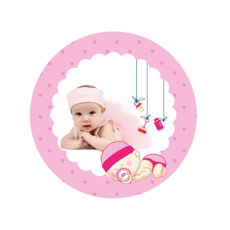 Foto commestibile-battesimo-bambina-20-cm
