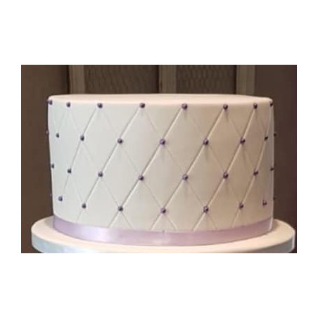 stampa con diamanti sulla torta