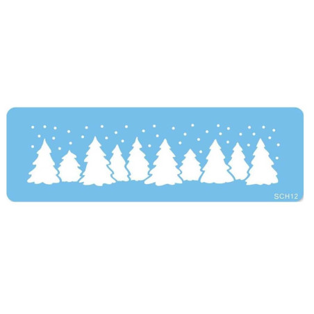 stencil-torta-alberi-di-natale