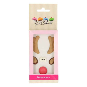 Decorazione Rudolph in zucchero - Natale