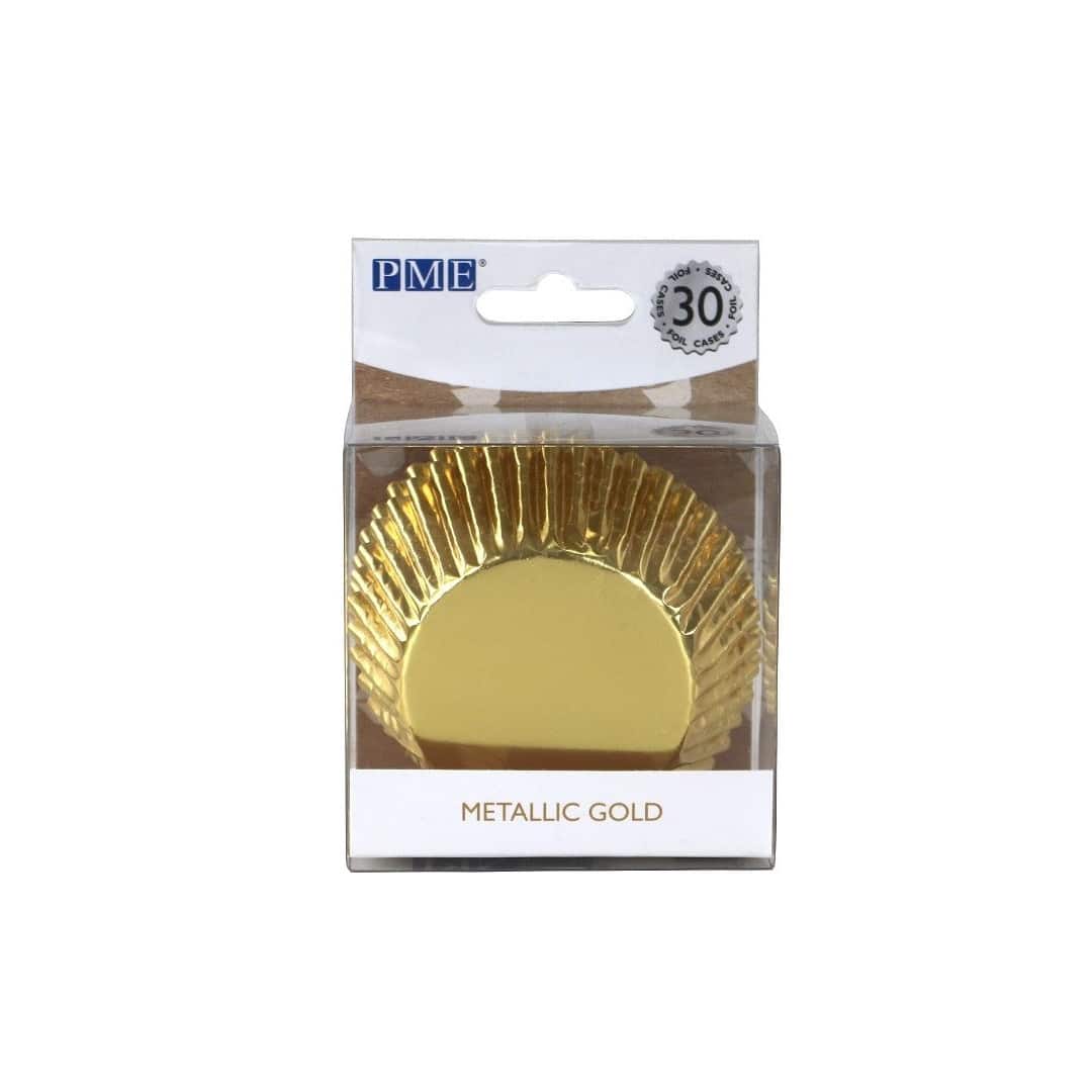 Scatole da 30 pezzi in oro metallizzato
