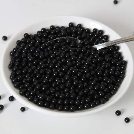 Perle di zucchero nero