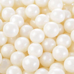 Decorazione per torta con perle di zucchero bianco