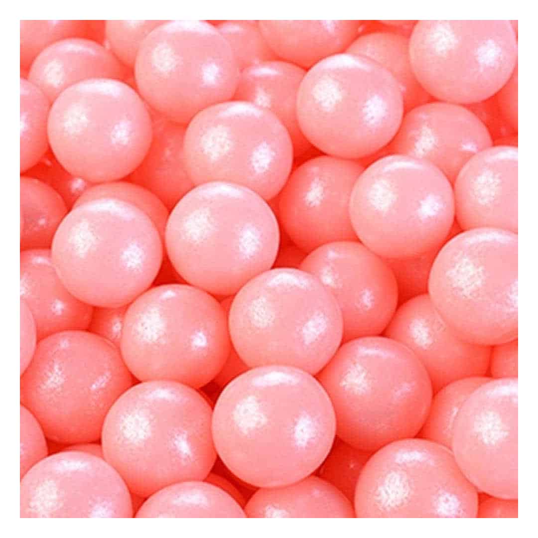 Perle di zucchero rosa