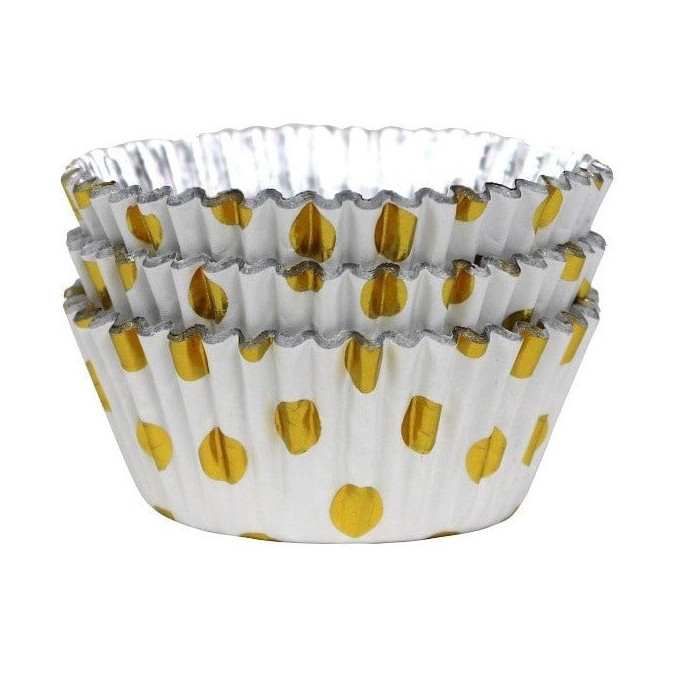 Scatole-per-cupcake-bianche-a-pois-dorati