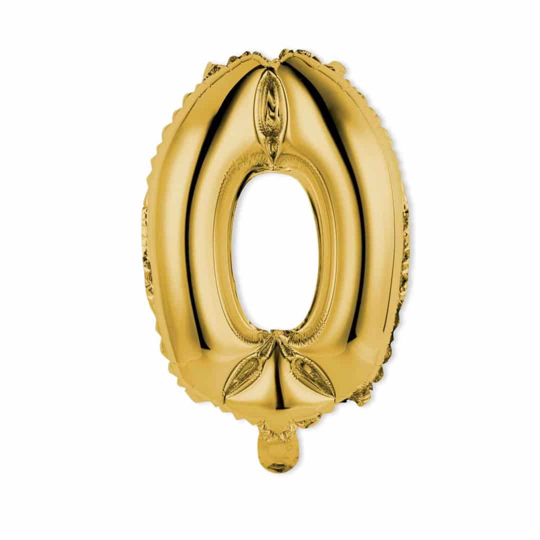 Palloncino-numero-0-oro