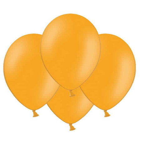10 palloncini arancioni