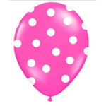 Palloncini-fucsia-a-pois-bianchi-30-cm