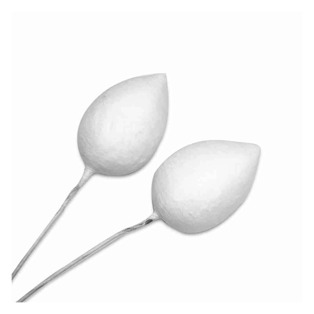 confezione da 5 lampadine in polistirene con stelo integrato