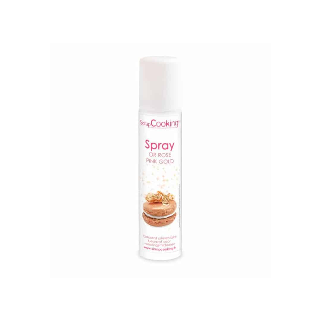 spray alimentare color oro rosa