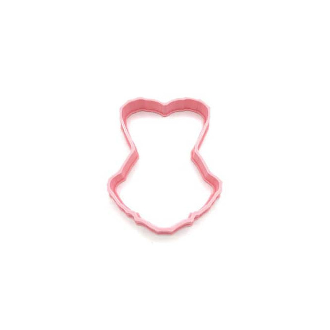 Tagliabiscotti a forma di bustino da donna da 10 cm
