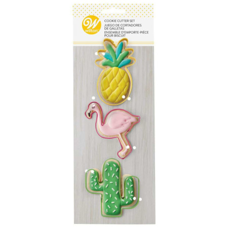 set di 3 formine-per-biscotti-tropicali