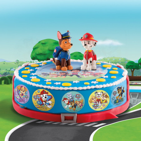 6 dischi per torta Paw Patrol da 5 cm