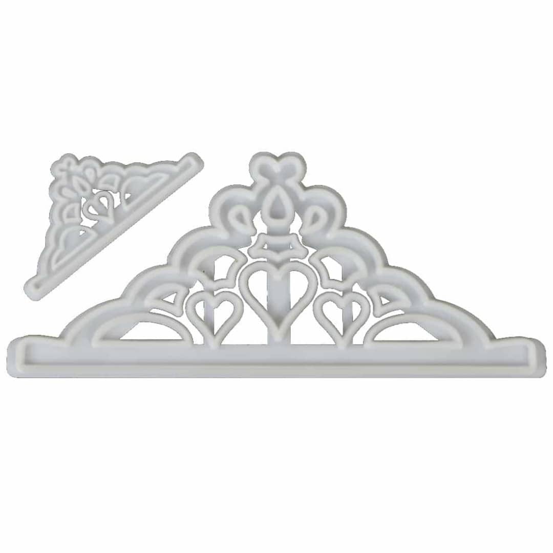 Taglia-tiara con 2 principesse