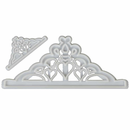Taglia-tiara con 2 principesse