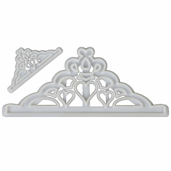 Taglia-tiara con 2 principesse
