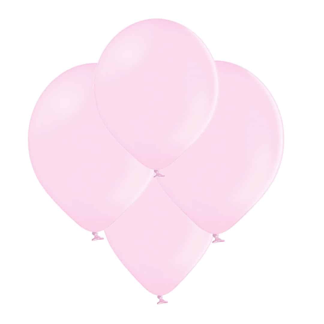 10 palloncini rosa pallido