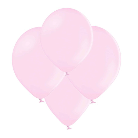 10 palloncini rosa pallido