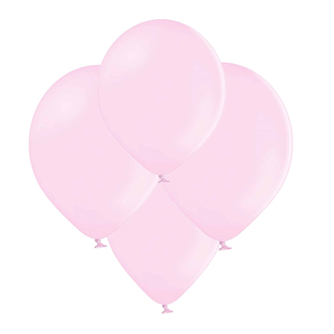 10 palloncini rosa pallido