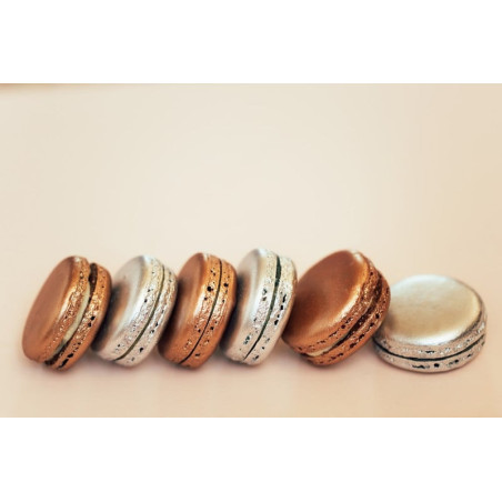cibo-spray-rosa-oro-macaron-pasticceria
