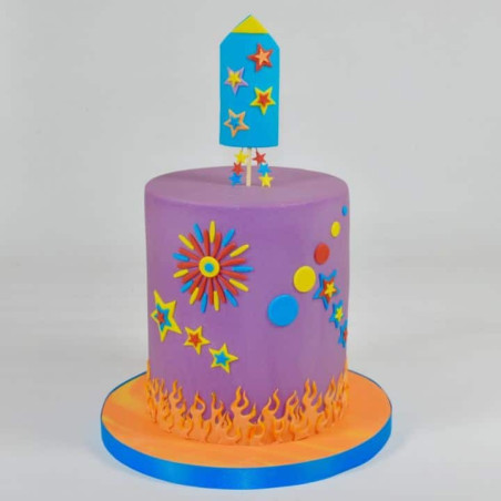 torta effetto fiamma