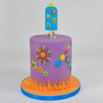 torta effetto fiamma