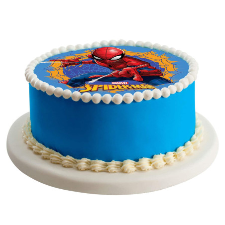 disco-wafer-spiderman-per-torta