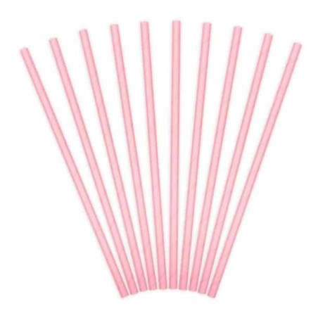 10 cannucce rosa