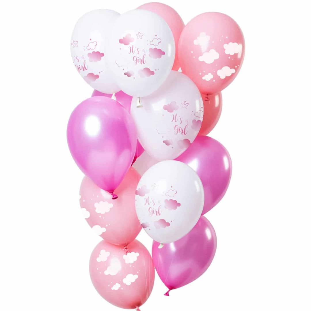 bouquet-di-palloncini-rosa-è-una-ragazza