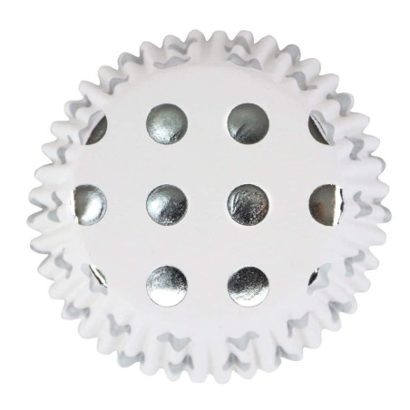 lotto-30-pirottini-bianchi-argento-a pois