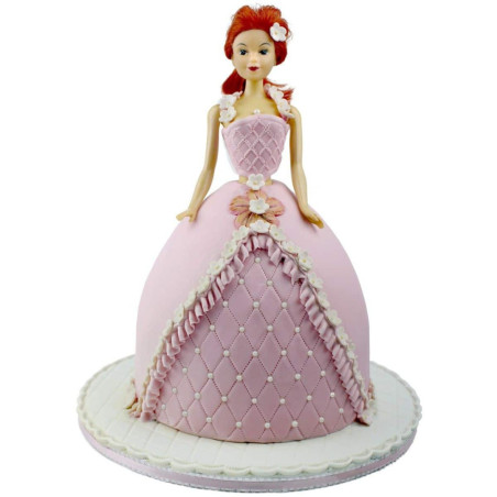 busto-barbie-rossa-vestito-torta