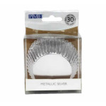 Scatole da 30 pezzi in argento metallizzato