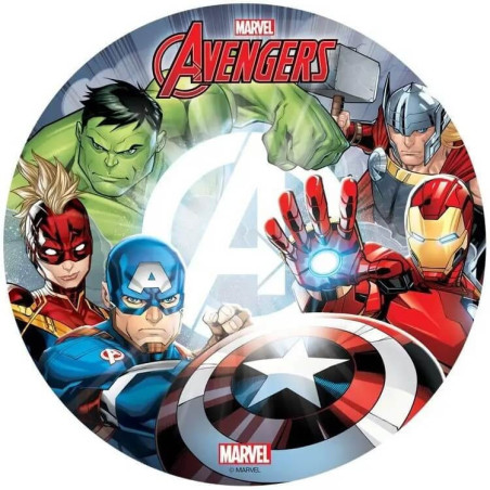 wafer-disc-avengers-deco-gateau-marvel