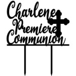 cake-topper-prima-comunione-nero