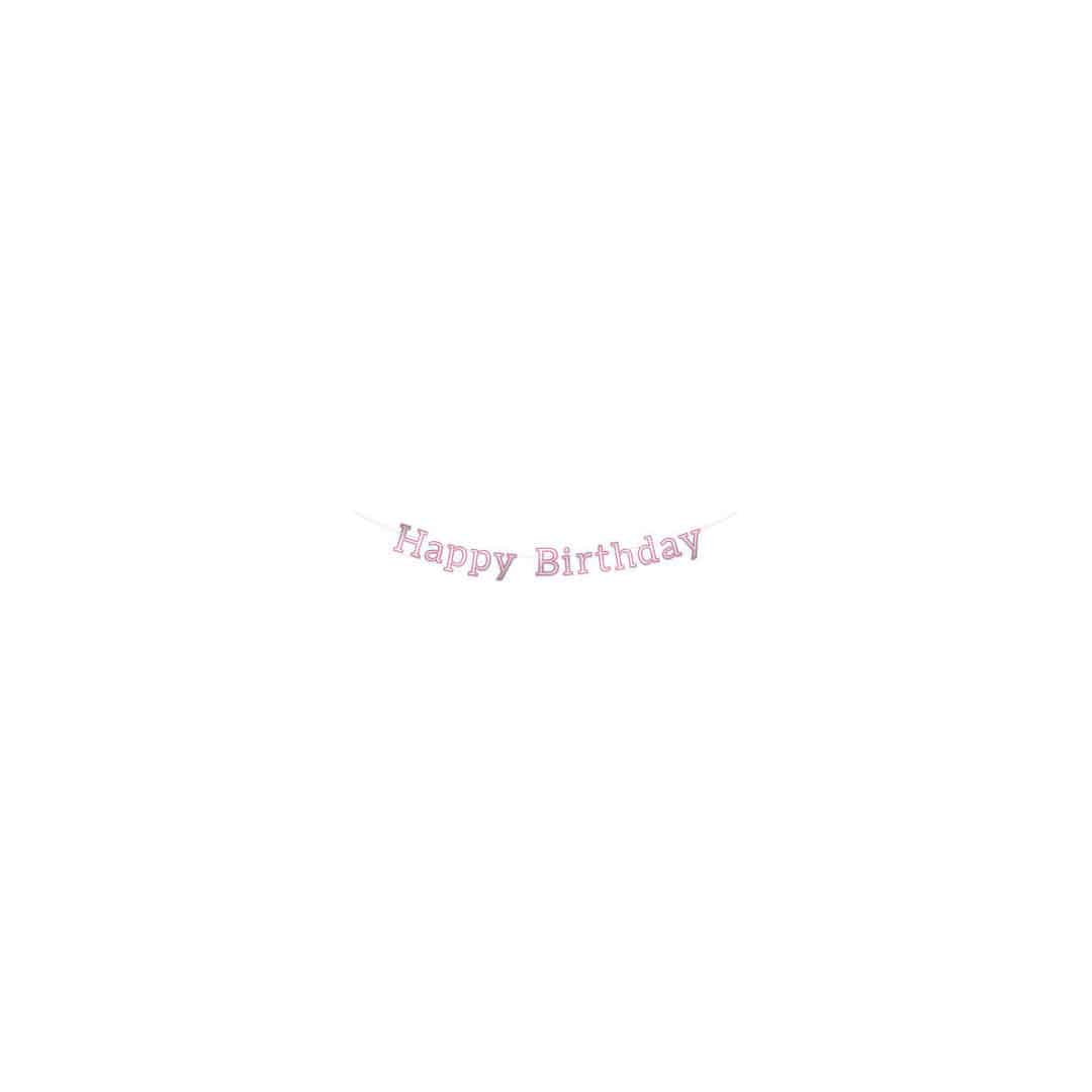 buon compleanno-striscione-rosa