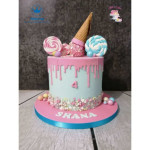 Tagliabiscotti effetto gocciolamento per drip cake