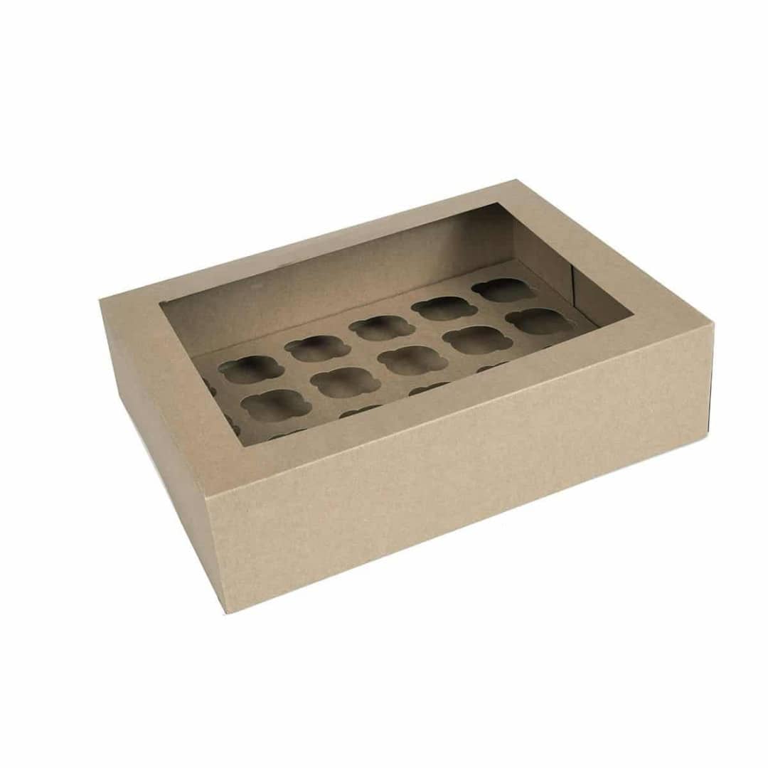 2 scatole per 24 mini cupcake kraft