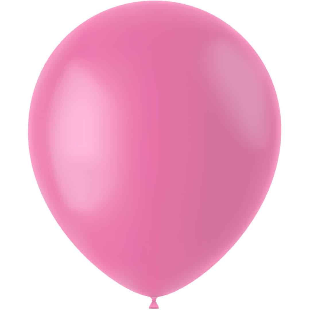 50 palloncini rosa opaco da 33 cm