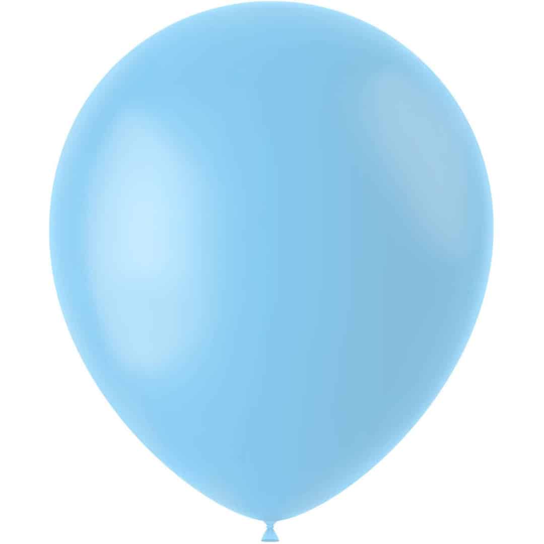 50 palloncini-compleanno-blu-opaco-33 cm