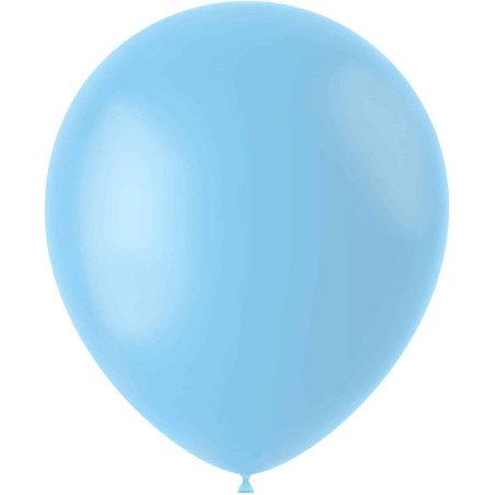 50 palloncini-compleanno-blu-opaco-33 cm