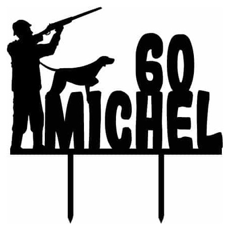 cake-topper-hunter-da-personalizzare