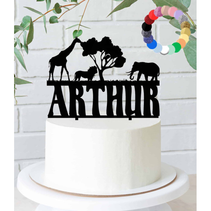 topper-safari-da-personalizzare