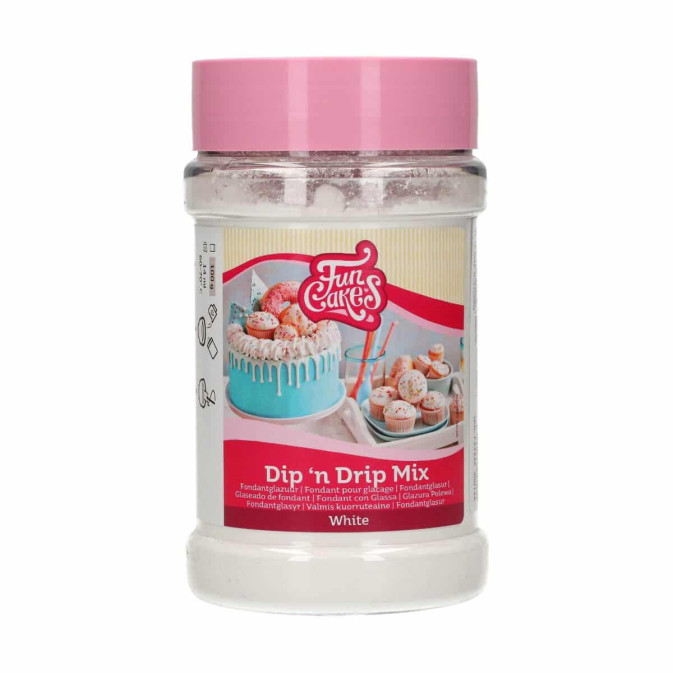 Mix Dip'n Drip Per Fondant Bianco 150 gr