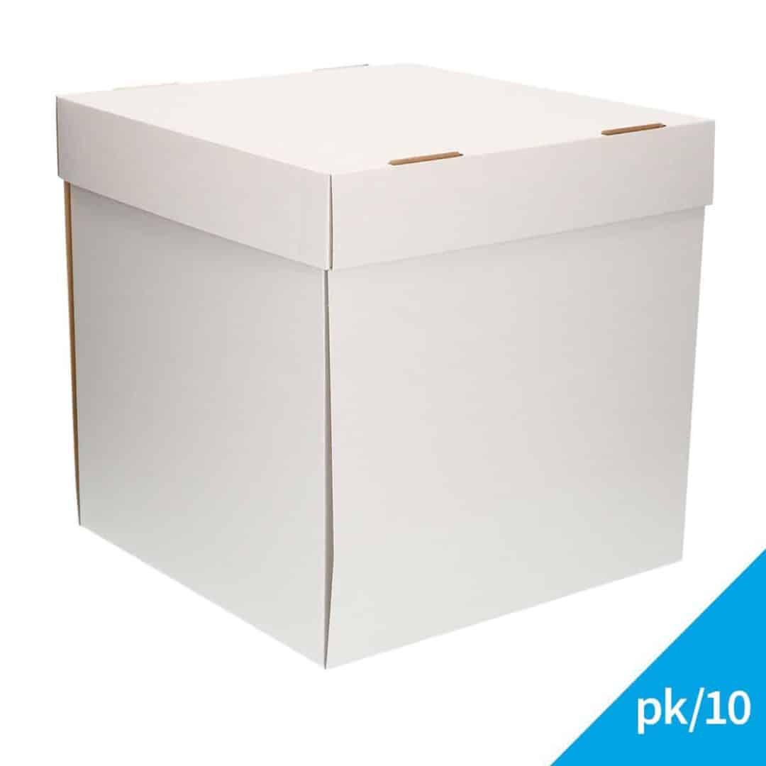 Set di 10 scatole per torta 32x32x32 cm