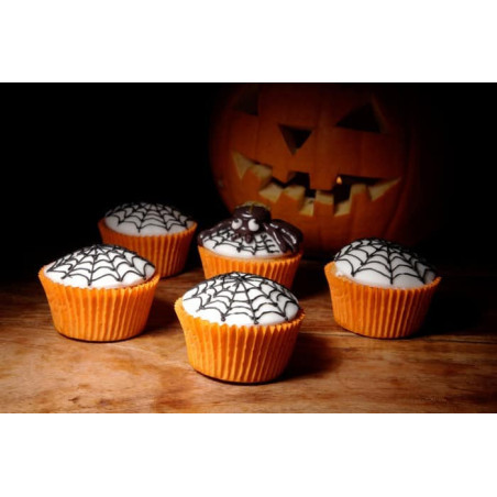 scatole di arancia-cupcake-halloween