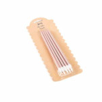 10 candele giganti in oro rosa