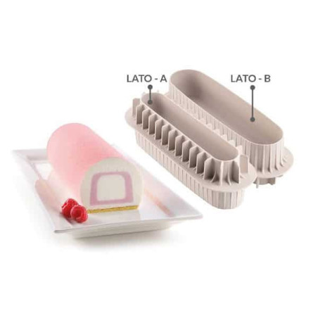 Stampo per inserimento tronchi Silikomart | Attrezzature per dolci natalizi