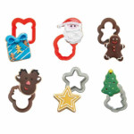 6 mini tagliabiscotti natalizi Decora